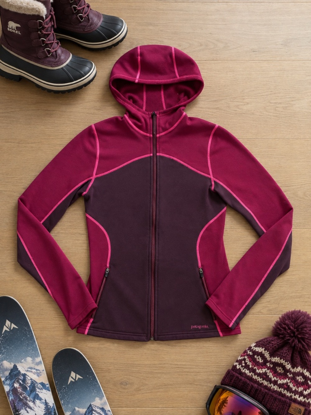 Patagonia Capilene 4 Expedition Full-Zip Polartec Technical Fleece Hoody Women S
